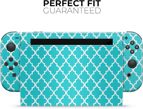 Design Skinz - Compatible with Nintendo DSi XL - Skin Decal Protective Scratch-Resistant Removable Vinyl Wrap Cover - Morocan Teal Pattern in Saudi Arabia