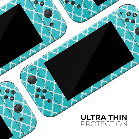 Design Skinz - Compatible with Nintendo DSi XL - Skin Decal Protective Scratch-Resistant Removable Vinyl Wrap Cover - Morocan Teal Pattern in Saudi Arabia