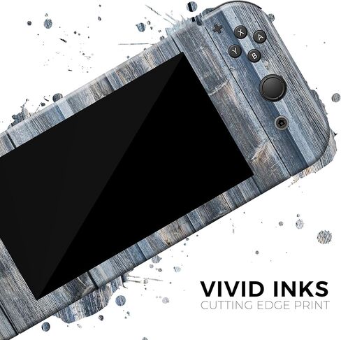 Design Skinz - متوافق مع وحدة تحكم Nintendo Switch Pro - غطاء حماية من الفينيل مقاوم للخدش وقابل للإزالة - ألواح عمودية من الخشب in Saudi Arabia