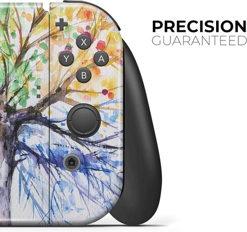 Design Skinz - متوافق مع Nintendo DSi XL - غطاء حماية من الفينيل مقاوم للخدش وقابل للإزالة - شجرة زاهية بالألوان المائية in Saudi Arabia