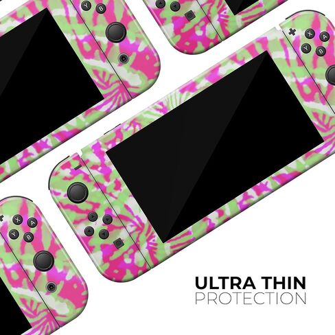 Design Skinz - Compatible with Nintendo DSi XL - Skin Decal Protective Scratch-Resistant Removable Vinyl Wrap Cover - Spiral Tie Dye V4 in Saudi Arabia