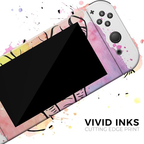 Design Skinz - متوافق مع Nintendo DSi XL - غطاء حماية من الفينيل قابل للإزالة ومقاوم للخدش - ألوان مائية للفيل المقدس in Saudi Arabia