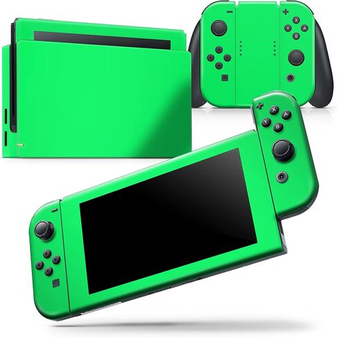 Design Skinz - Compatible with Nintendo DSi XL - Skin Decal Protective Scratch-Resistant Removable Vinyl Wrap Cover - Solid Green V2 in Saudi Arabia