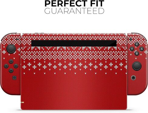 Design Skinz - متوافق مع Nintendo DSi XL - غطاء حماية من الفينيل مقاوم للخدش وقابل للإزالة - سترة عيد الميلاد القبيحة المحبوكة V4 in Saudi Arabia