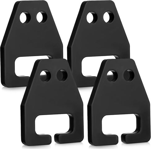 Zonon 4 قطع T Post Target Hanger، شماعة الهدف الفولاذية للرماية، تناسب 1.25 بوصة أو 1.33 بوصة T-Post، مصنوعة من مادة Ar500 مع طلاء مسحوق، سلسلة تعليق مزدوجة الأطراف، حوامل تجميع الأنابيب DIY in Saudi Arabia