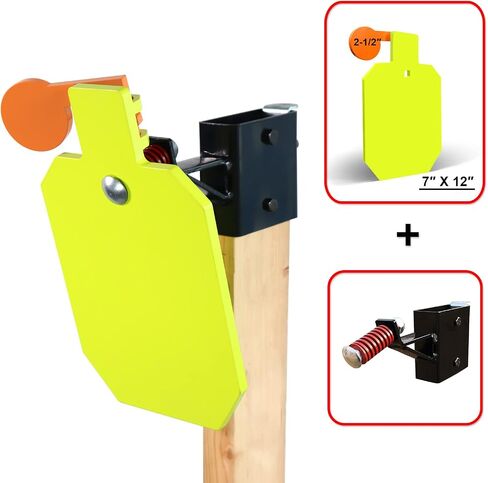 Highwild AR500 Steel Hostage Reactive Shooting Target 3/8" Thick Torso Targets with 2x4 Target Hanger in Saudi Arabia