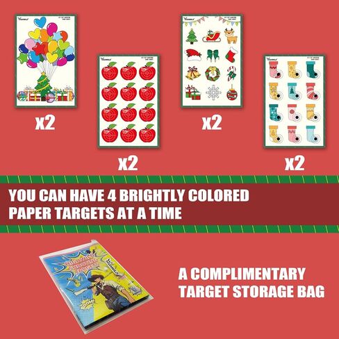 Highwild 23X35 Inch Game Shooting Targets Kit - 8 Pack Paper Targets - 4 Patterns for Indoor and Outdoor Use in Saudi Arabia