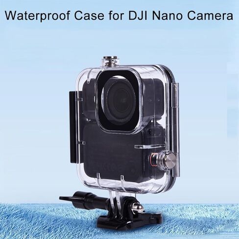 حافظة مقاومة للماء بطول 60 مترًا لـ DJI Osmo Nano، غطاء حماية لكاميرا الحركة PC من الزجاج المقسى الشفاف لملحقات DJI Osmo Nano ﻿ in Kuwait