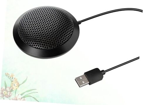 ميكروفون DOITOOL USB لسطح المكتب، ميكروفون مكثف متعدد الاتجاهات مع تقليل الضوضاء، صوت واضح، بلاستيك معدني لتسجيل كلام الألعاب in Saudi Arabia