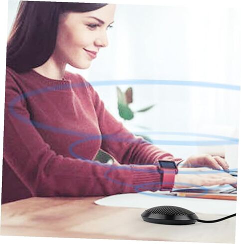 ميكروفون DOITOOL USB لسطح المكتب، ميكروفون مكثف متعدد الاتجاهات مع تقليل الضوضاء، صوت واضح، بلاستيك معدني لتسجيل كلام الألعاب in Saudi Arabia