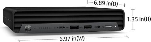 كمبيوتر مكتبي HP EliteDesk 800 G6 Business Mini، معالج Intel Core i5-10500T، ذاكرة وصول عشوائي DDR4 سعة 32 جيجابايت، محرك أقراص PCIe SSD سعة 2 تيرابايت، RJ-45، منفذ عرض، لوحة مفاتيح وماوس سلكي، Wi-Fi، Windows 11 Pro in Saudi Arabia