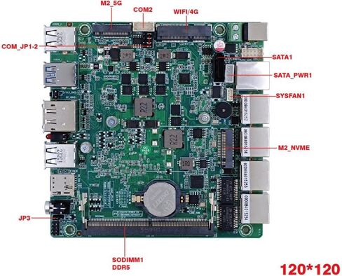 N150 Firewall Router Upgraded Version Fanless Mini PC 4xi226-V 2.7G Solid Computer, 8GB Ram 128GB NVMe in Saudi Arabia
