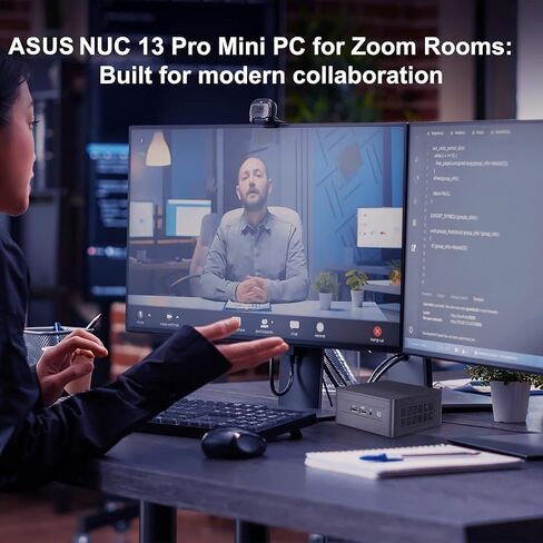2025 Intel NUC 13 Pro Mini PC، ASUS NUC (Intel 12-Core i7-1360P، ذاكرة الوصول العشوائي 32 جيجابايت، 1 تيرابايت SSD) كمبيوتر سطح المكتب للأعمال، يدعم شاشة 4 × 8K، 2x Thunderbolt 4، Wi-Fi 6E، RJ45، Win 11 Pro، NUC13ANHI7 in Kuwait