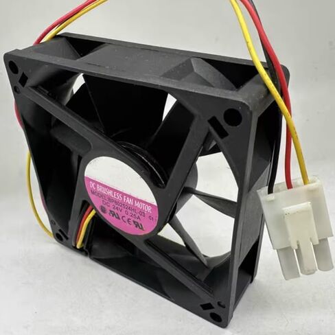 BP802524HL-03 DC 24V 0.25A 80x80x25mm 3-Wire Cooling Fan in Saudi Arabia