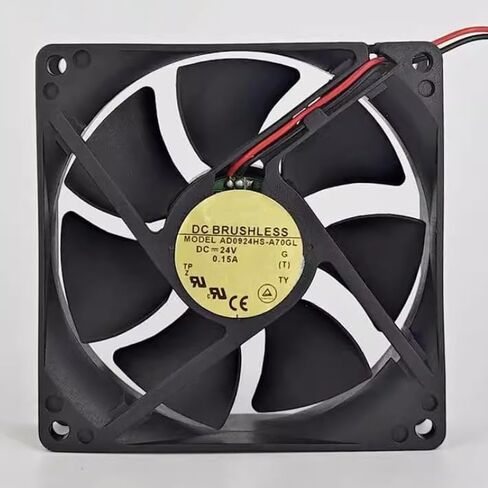 AD0924HS-A70GL DC 24V 0.15A 92x92x25mm مروحة تبريد بسلكين in Saudi Arabia