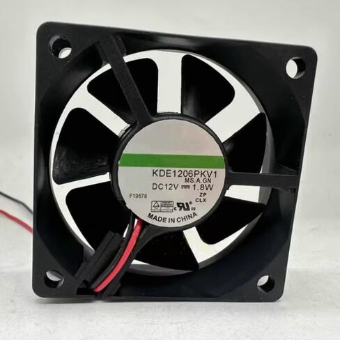 KDE1206PKV1 DC 12V 1.8W 60x60x20mm 2-Wire Cooling Fan in Saudi Arabia