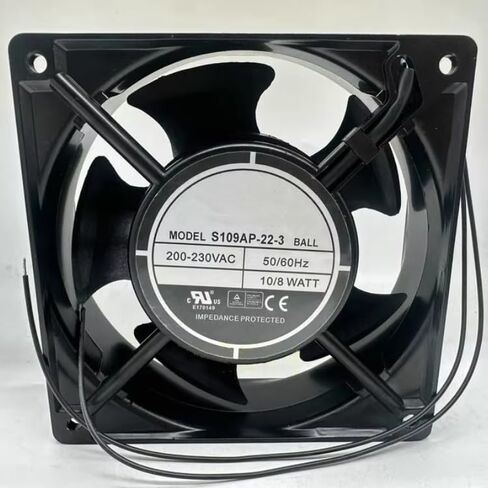 S109AP-22-3 AC 200/230V 10/8W 120x120x38mm 2-Wire Cooling Fan in Saudi Arabia