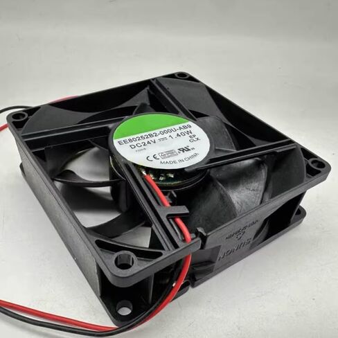 EE80252B2-000U-AB9 DC 24V 1.40W 80x80x25mm مروحة تبريد بسلكين in Saudi Arabia