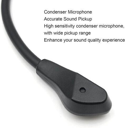بديل ميكروفون Gugxiom لسماعات الرأس ROG S، CORE، Animate Gaming، ميكروفون قابل للفصل مقاس 3.5 ملم in Saudi Arabia