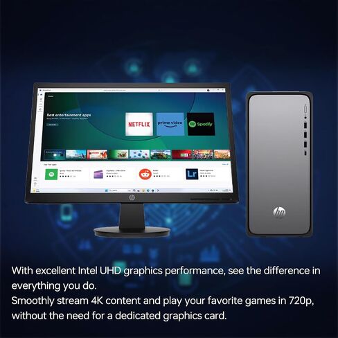 HP Envy Next Brand OmniDesk M02 Premium Business Desktop, i5-14400, 32GB DDR5, 1TB SSD, Wi-Fi 6, W11P, Wired KB & M, Copilot & AI-Ready, Support 3-Display & 4K, Bundle with ADATA 512GB External SSD in Saudi Arabia