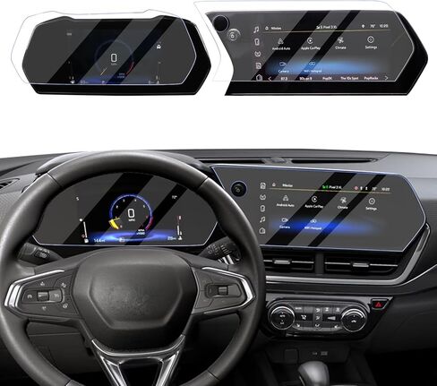 2PACK 2024 2025 2026 Trax Screen Protector for 2026 2025 2024 Chevy Trax (LT/2RS/ACTIV) Screen Protector Glass 2024 2025 2026 Trax (11in Nav.+8in Dash) Touchscreen Display Accessories[Not for Trax 8 Inch] in Saudi Arabia