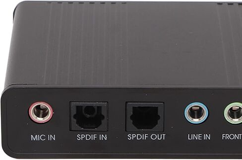 USB Sound Card 6 Channel 5.1 External Audio Adapter with 48kHz Sampling Rate for PC Laptop Computer Upgrade Aluminum Alloy (Blue) in Saudi Arabia