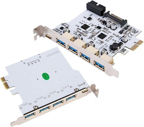 PCIe إلى USB 3.2 بطاقة نوع C USB3.0 موصل الكمبيوتر النوع A نوع 19Pin in Kuwait