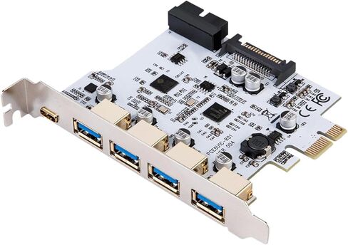 PCIe إلى USB 3.2 بطاقة نوع C USB3.0 موصل الكمبيوتر النوع A نوع 19Pin in Kuwait