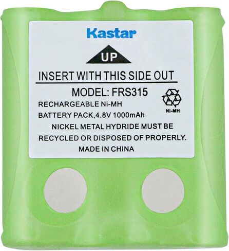 Kastar 4-Pack Two-Way Radio Battery 4.8V 1000mAh Replacement for Cobra FRS100 FRS1042 FRS104 FRS1102MFVP FRS1102SB FRS110 FRS115 FRS130 FRS220 FRS235 FRS250 FRS300 FRS305 FRS307 FRS310 wx FRS310 in Saudi Arabia
