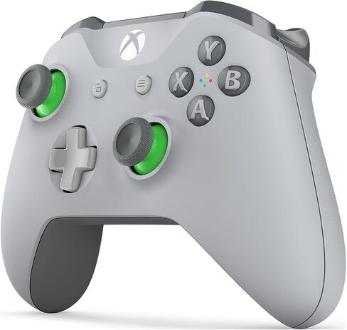 Microsoft Wireless Controller - Grey/Green - Xbox One (Renewed) in Saudi Arabia