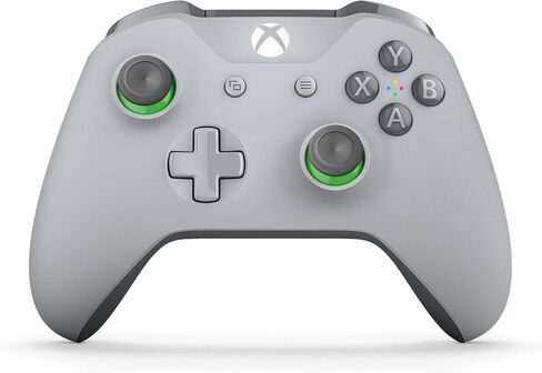Microsoft Wireless Controller - Grey/Green - Xbox One (Renewed) in Saudi Arabia