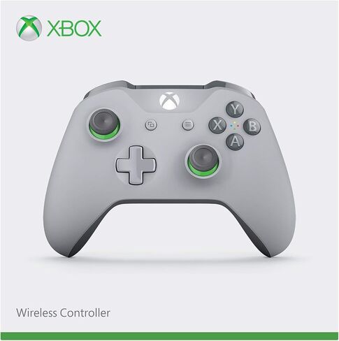 Microsoft Wireless Controller - Grey/Green - Xbox One (Renewed) in Saudi Arabia