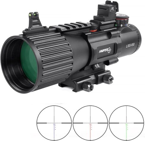 5X50mm Prism Scope GIII LS5X50 Prism Scope with Illuminated Red/Green/Blue Reticle in Saudi Arabia