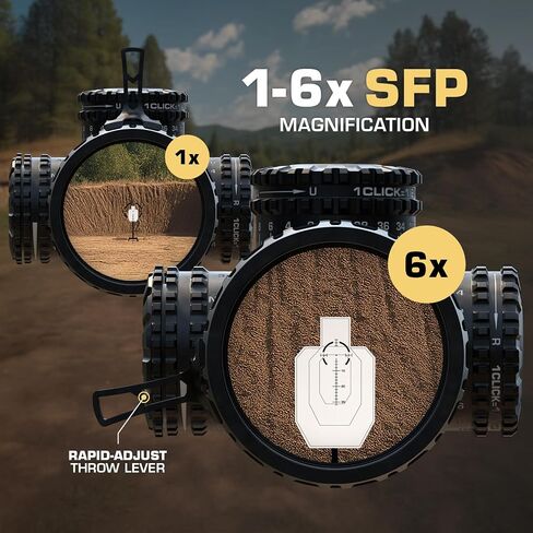 سوامبفوكس أروهيد SFP LPVO، 1-6x24، 30 ملم in Kuwait