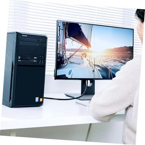 قطعتان من كابل بيانات Vga مع واجهة زرقاء، كابل VGA متين لشاشة الكمبيوتر وجهاز العرض يدعم دقة Svga وسلك تمديد أسود للكمبيوتر المحمول والمعدات الإلكترونية in Saudi Arabia