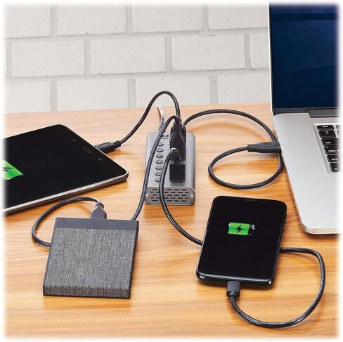 Eaton Tripp Lite Series USB C Hub 3.2 Gen 2 مع 5 منافذ USB-A و2 USBC، نقل بيانات يصل إلى 10 جيجابت في الثانية، شحن 7.5 واط، التوصيل والتشغيل، محطة إرساء الكمبيوتر المحمول، ضمان لمدة 3 سنوات (U360-007-5A2C) in Kuwait