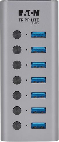 Eaton Tripp Lite Series USB C Hub 3.2 Gen 2 مع 5 منافذ USB-A و2 USBC، نقل بيانات يصل إلى 10 جيجابت في الثانية، شحن 7.5 واط، التوصيل والتشغيل، محطة إرساء الكمبيوتر المحمول، ضمان لمدة 3 سنوات (U360-007-5A2C) in Kuwait