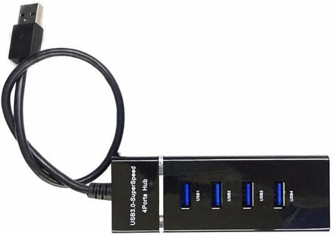 موزع USB 3.0 ذو 7 منافذ، كابل 11 بوصة، متوافق مع أجهزة Mac والكمبيوتر الشخصي in Saudi Arabia