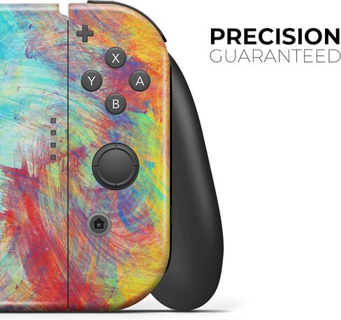 Design Skinz - متوافق مع Nintendo 2DS XL - ملصق حماية من الجلد مقاوم للخدش وقابل للإزالة من الفينيل - قماش ملون نابض بالحياة وفوضوي in Saudi Arabia