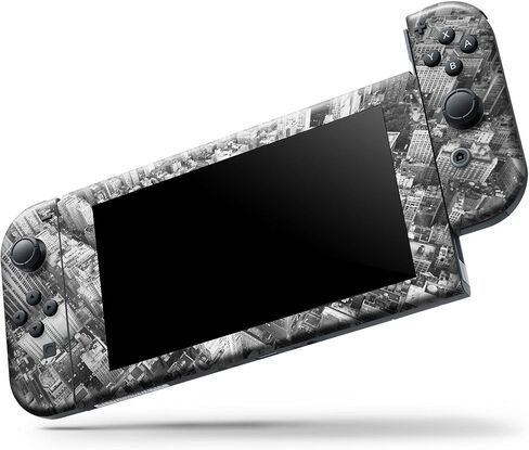 Design Skinz - Compatible with Nintendo DSi XL - Skin Decal Protective Scratch-Resistant Removable Vinyl Wrap Cover - Aerial Cityscape Black and White in Saudi Arabia