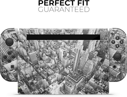 Design Skinz - Compatible with Nintendo DSi XL - Skin Decal Protective Scratch-Resistant Removable Vinyl Wrap Cover - Aerial Cityscape Black and White in Saudi Arabia