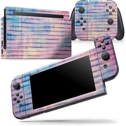 Design Skinz - متوافق مع Nintendo DSi XL - غطاء حماية من الفينيل مقاوم للخدش وقابل للإزالة - طلاء أزرق متقطر in Saudi Arabia