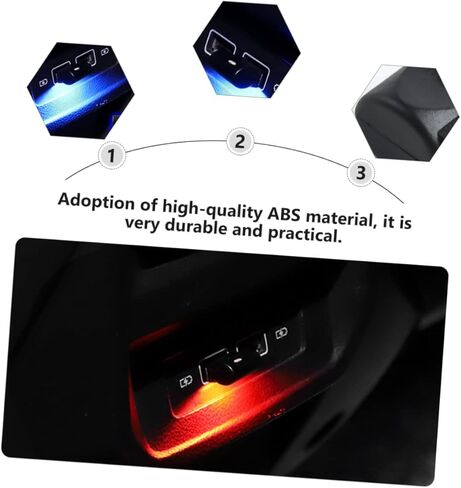 Mobestech USB Atmosphere Light Decorative Lamp Portable LED Interior Light for Home and Vehicle Material Enhances Driving Pleasure Easy to Install and Carry in Saudi Arabia