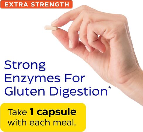 Glutenease Extra Strength- 60 Caps, 0.2 Pound in Saudi Arabia