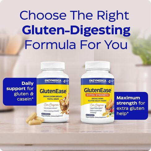 Glutenease Extra Strength- 60 Caps, 0.2 Pound in Saudi Arabia
