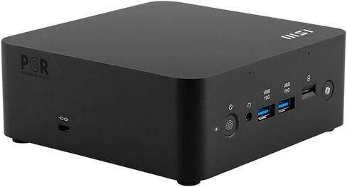 MSI Cubi NUC AI+ Barebones Mini PC: Intel Core Ultra 7-258V, 32GB Memory, WiFi 6E, BT 5.3, Thunderbolt 4, Type-C, Copilot Button: Black 2MG-003BUS in Saudi Arabia