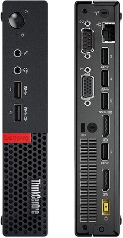 Lenovo ThinkCentre M710q Tiny (Core i5-6500T 2.5 جيجا هرتز، 16 جيجا DDR4، 512 جيجا SSD، WiFi، Windows 10 Pro 64) (متجدد) in Saudi Arabia