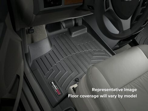 Weathertech مخصص Floirliners لتويوتا تاكوما - الصف الأول (446551) ، أسود in Saudi Arabia
