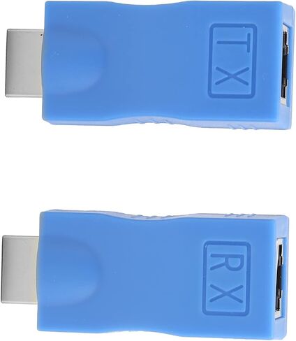موسع SUNGOOYUE إلى RJ45، طقم محول ABS أزرق مع دعم CAT-5e/6، إشارة 1080 بكسل تصل إلى 30 مترًا، مجموعة جهاز إرسال واستقبال 2.5 جيجابت في الثانية in Kuwait