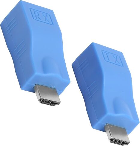 موسع SUNGOOYUE إلى RJ45، طقم محول ABS أزرق مع دعم CAT-5e/6، إشارة 1080 بكسل تصل إلى 30 مترًا، مجموعة جهاز إرسال واستقبال 2.5 جيجابت في الثانية in Kuwait